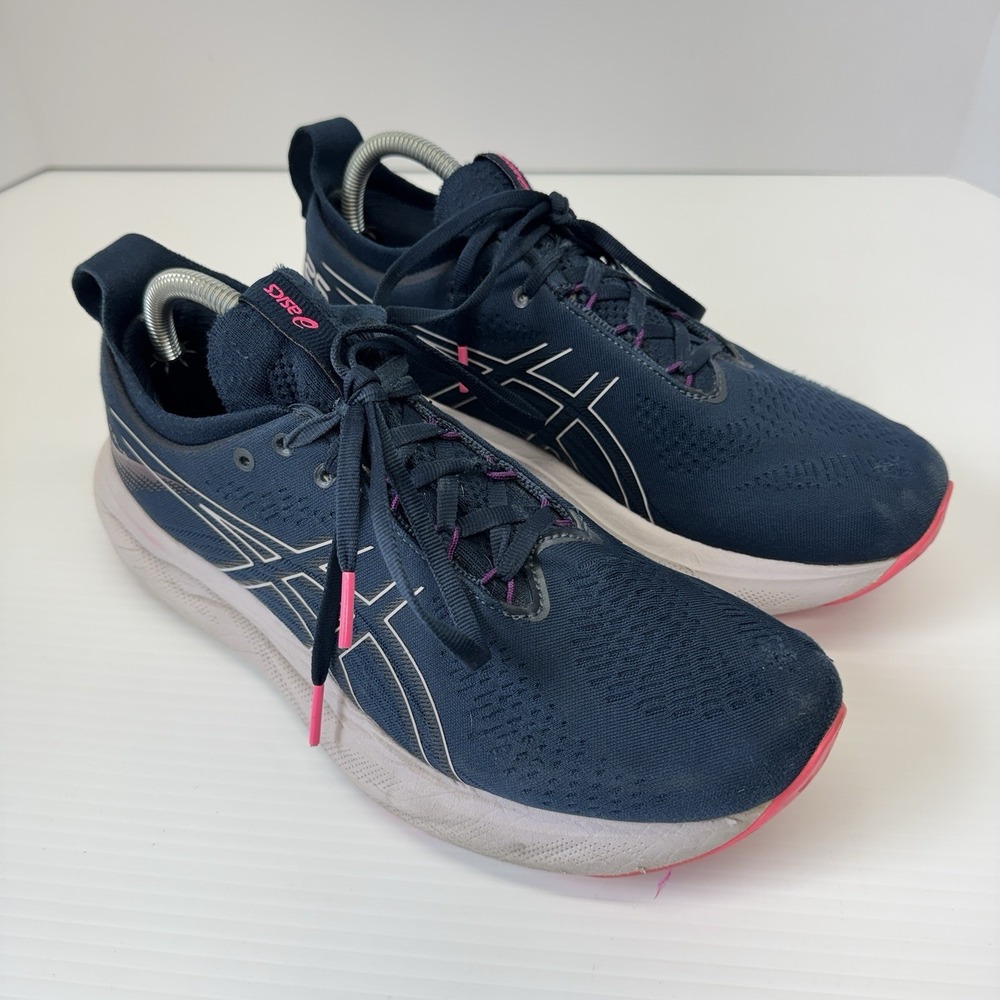 ASICS Gel-Nimbus 25 Shoes Women's 10 Blue Running Athletic Distance Gym Sneakers